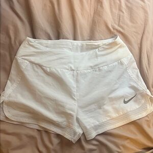 Nike Women's White Athletic Shorts